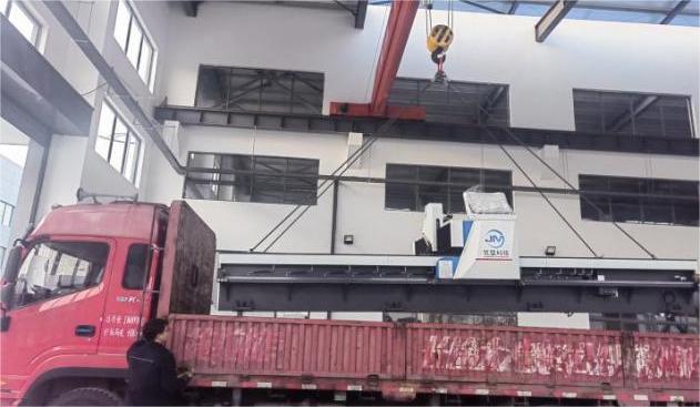 تم شحن آلة الحز Jiangsu Jianmeng V إلى شنغهاي